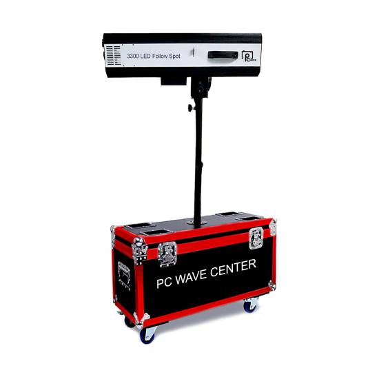 Professional LED-3300W Follow-Spot Light With Flight Case Box