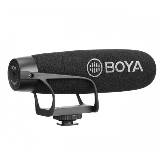 BOYA BY-BM2021 Camera-Mount Super-Cardioid Shotgun Microphone