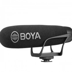 BOYA BY-BM2021 Camera-Mount Super-Cardioid Shotgun Microphone