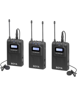 BOYA BY-WM8 Pro-K2 UHF Dual-Channel Wireless Lavalier System "576.4 to 599.9 MHz, 568.6 to 592 MHz