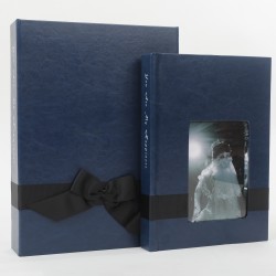 Happiness Digital Album A4 Blue/10PAGES/ 20PHOTOS البوم جاهز للصق