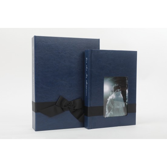 Happiness Digital Album A4 Blue/10PAGES/ 20PHOTOS البوم جاهز للصق