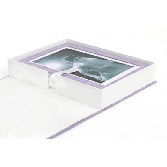 GIFT ALBUM VELVET MAUVE A4-99927D البوم جاهز للصق