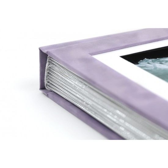 GIFT ALBUM VELVET MAUVE A4-99927D البوم جاهز للصق