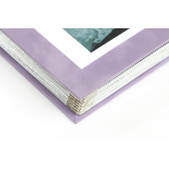 GIFT ALBUM VELVET MAUVE A4-99927D البوم جاهز للصق