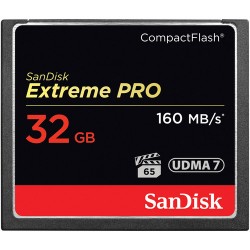 SanDisk 32GB Extreme Pro CompactFlash 160MB/s Memory Card 