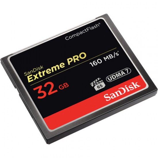 SanDisk 32GB Extreme Pro CompactFlash 160MB/s Memory Card 
