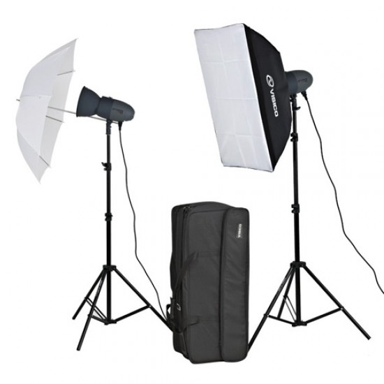 Visico Studio Flash VL 300 PLUS Softbox kit