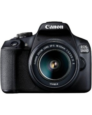 CANON EOS 2000D DSLR Camera with EF-S 18-55 mm f/3.5-5.6 IS III Lens