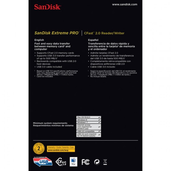 SanDisk Extreme PRO CFast 2.0 Reader/Writer