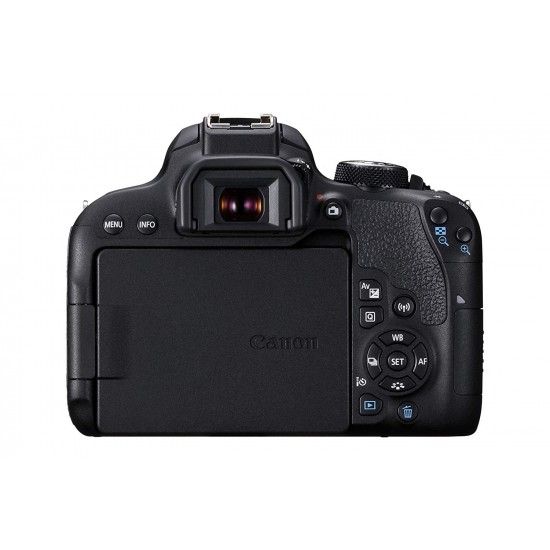 Canon EOS 800D DSLR with EF-S 18-55 mm f/4-5.6 IS STM - Black