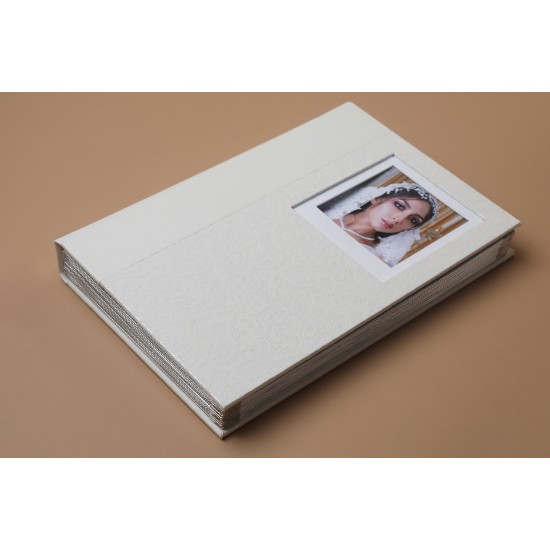 Flower Album A4 White/99948H/ 40Photos البوم جاهز للصق