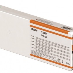 Epson T804A UltraChrome HD ORANGE Ink Cartridge 700ml P7000