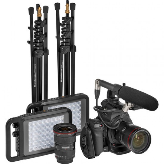 Manfrotto Pro Light Reloader-55 Camera Roller Bag for DSLR/Camcorder Black
