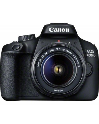 CANON EOS 4000D DSLR Camera with EF-S 18-55 mm f/3.5-5.6 III Lens