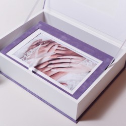 Gift Box Album Velvet MAUVE A4-99934H