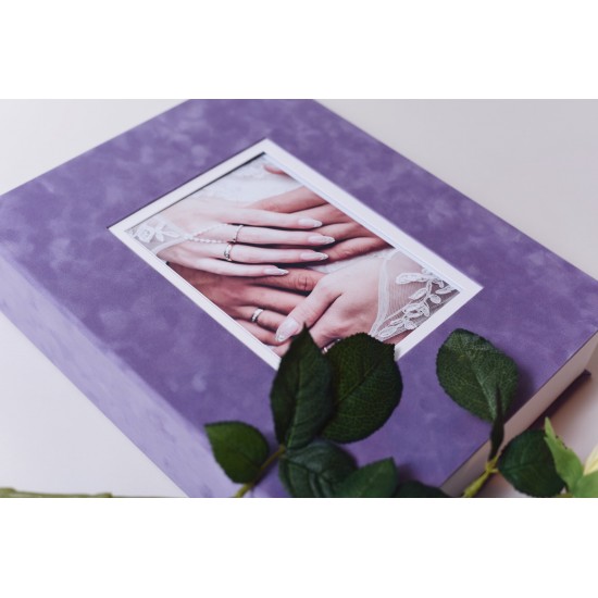 Gift Box Album Velvet MAUVE A4-99934D