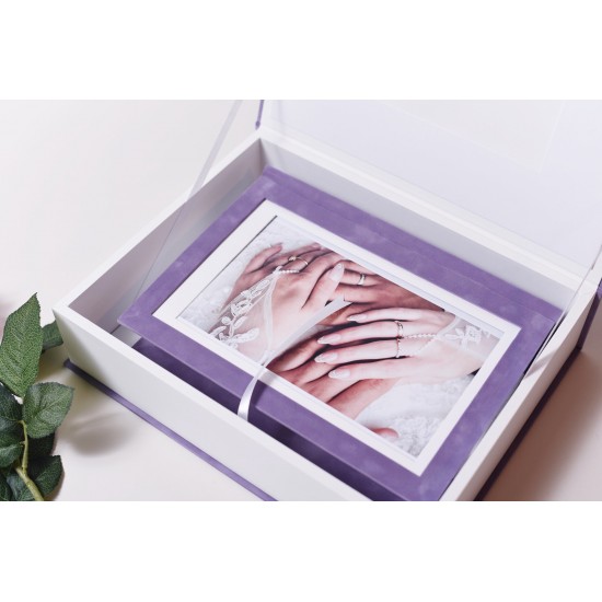 Gift Box Album Velvet MAUVE A4-99934D