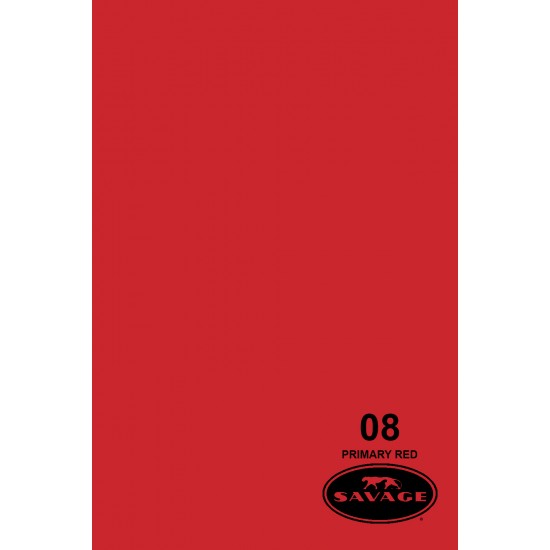 SAVAGE PRIMARY RED BACKGROUND PAPER 2.72X11mm