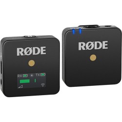 Rode WirelessGOII Single Compact Digital Wireless Microphone System/Recorder (2.4 GHz, Black)