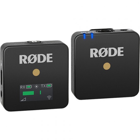 Rode WirelessGOII Single Compact Digital Wireless Microphone System/Recorder (2.4 GHz, Black)