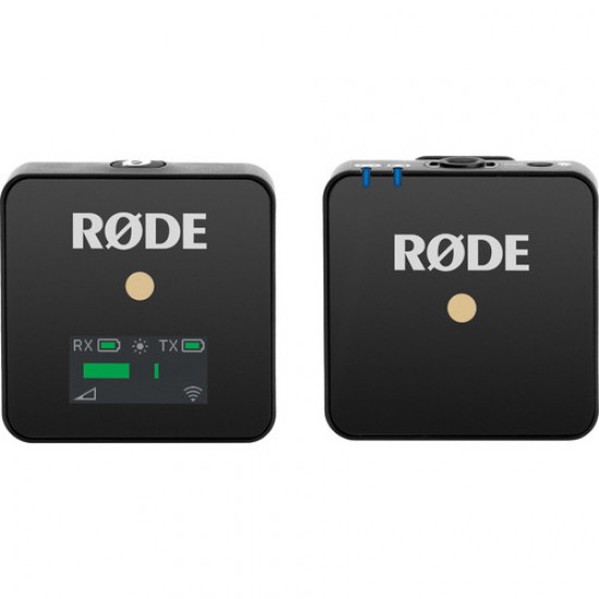 Rode WirelessGOII Single Compact Digital Wireless Microphone System/Recorder (2.4 GHz, Black)