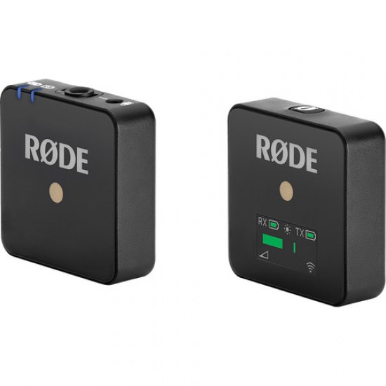 Rode WirelessGOII Single Compact Digital Wireless Microphone System/Recorder (2.4 GHz, Black)