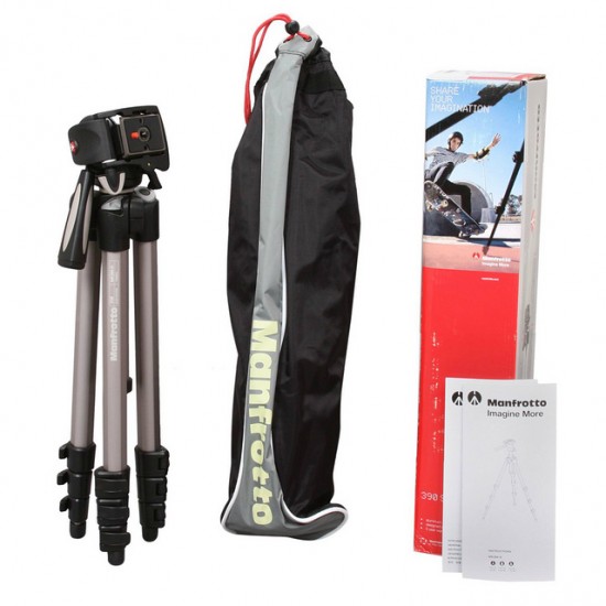 Manfrotto MK394-H Tripod Including Photo/Video Head QR Manfrotto MK394-H Tripod Including Photo/Video Head QR