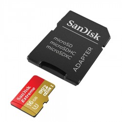 Sandisk Extreme 16GB microSDHC UHS-1 90MB/S Memory Card 