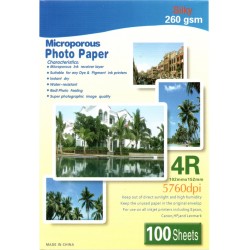 Microporous Photo Paper SILKY 260gsm 4R