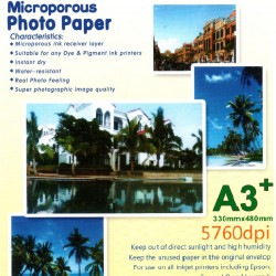 Microporous Luster Photo Paper A3+ Size 260GSM 