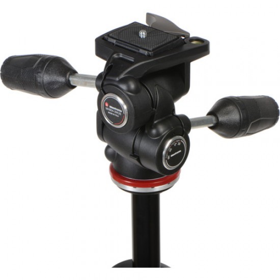 Manfrotto MK290DUA3-3WUS 290 Dual Aluminum Tripod with 3-Way Pan/Tilt Head