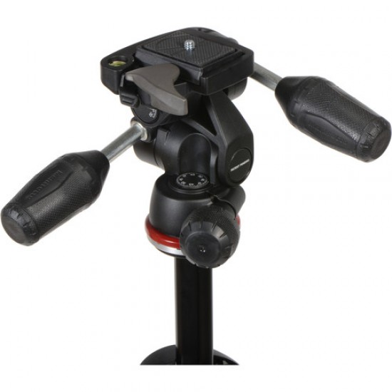 Manfrotto MK290DUA3-3WUS 290 Dual Aluminum Tripod with 3-Way Pan/Tilt Head