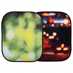 Out of Focus 1.2 x 1.5m Summer Foliage/City Lights