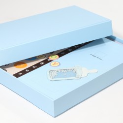 SKY BLUE Baby Album Digital A4 (20 Photos)  البوم جاهز للصق