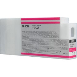 Epson T5963 Vivid Magenta UltraChrome HDR Ink Cartridge 350 mL 7900
