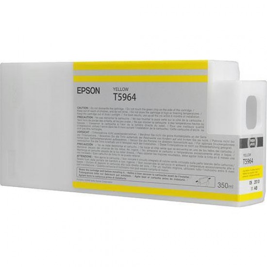 Epson T5964 Yellow UltraChrome HDR Ink Cartridge 350 mL 7900