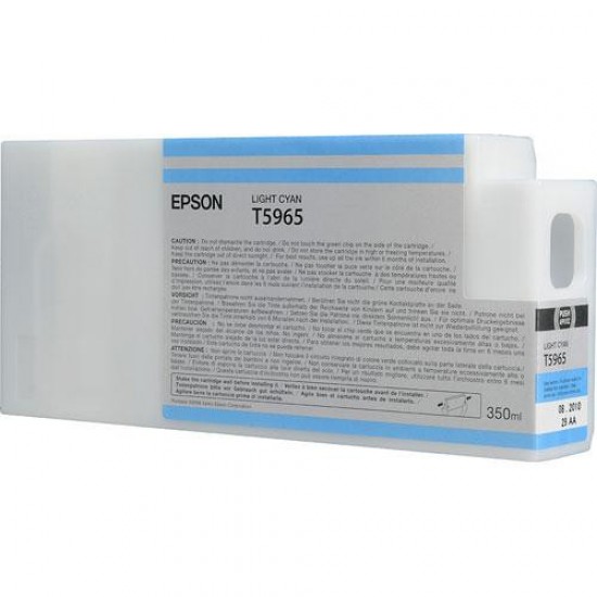 Epson T5965 Light Cyan UltraChrome HDR Ink Cartridge 350 mL 7900