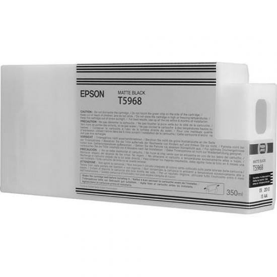 Epson T5968 Matte Black UltraChrome HDR Ink Cartridge 350 mL 7900