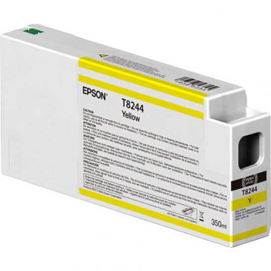 Epson T8244 Ultra Chrome HD Yellow Ink Cartridge 350ml P-9000-P6000