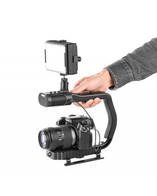 Sevenoak Camera Stabilizer with Built-In Microphone MicRig Stereo