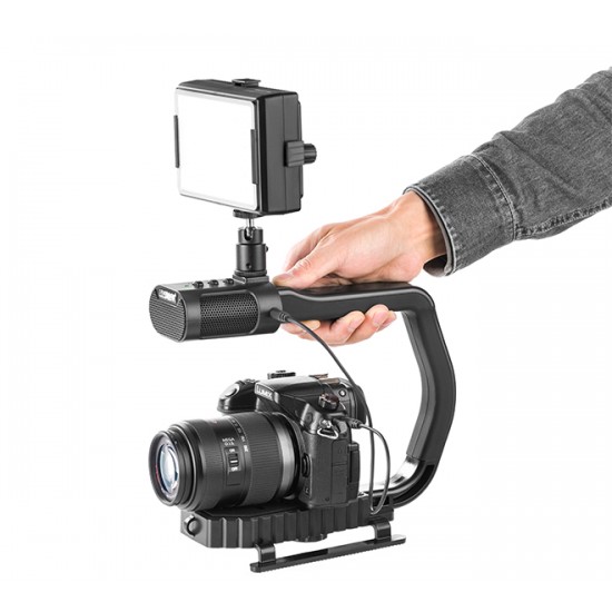 Sevenoak Camera Stabilizer with Built-In Microphone MicRig Stereo