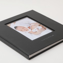 Family Album Digital with photo opening cover Black 