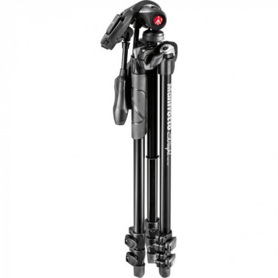Manfrotto 290 Light Alu 3-Section Tripod Kit With MH293D3 3-Way Head (MK290LTA3-3W)