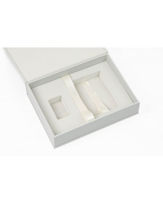 BOX ALBUM A4 WHITE GRAY / BY-04