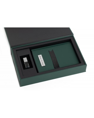 DIGITAL ALBUM A5 (10S) FLAP BOX - SYNTHETIC LEATHER DARK GRAY