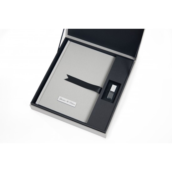 Album A4+USB Box Savana Grey Pc152.8