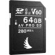 ANGELBIRD AVP064SDMK2V60 64GB AV PRO MK2 UHS-II SDXC MEMORY CARD