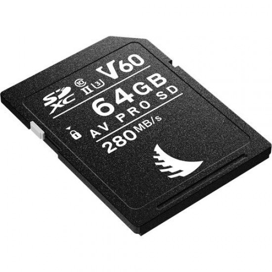 ANGELBIRD AVP064SDMK2V60 64GB AV PRO MK2 UHS-II SDXC MEMORY CARD