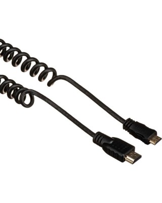 ATOMOS ATOMCAB009 COILED MINI HDMI TO FULL HDMI CABLE 50CM